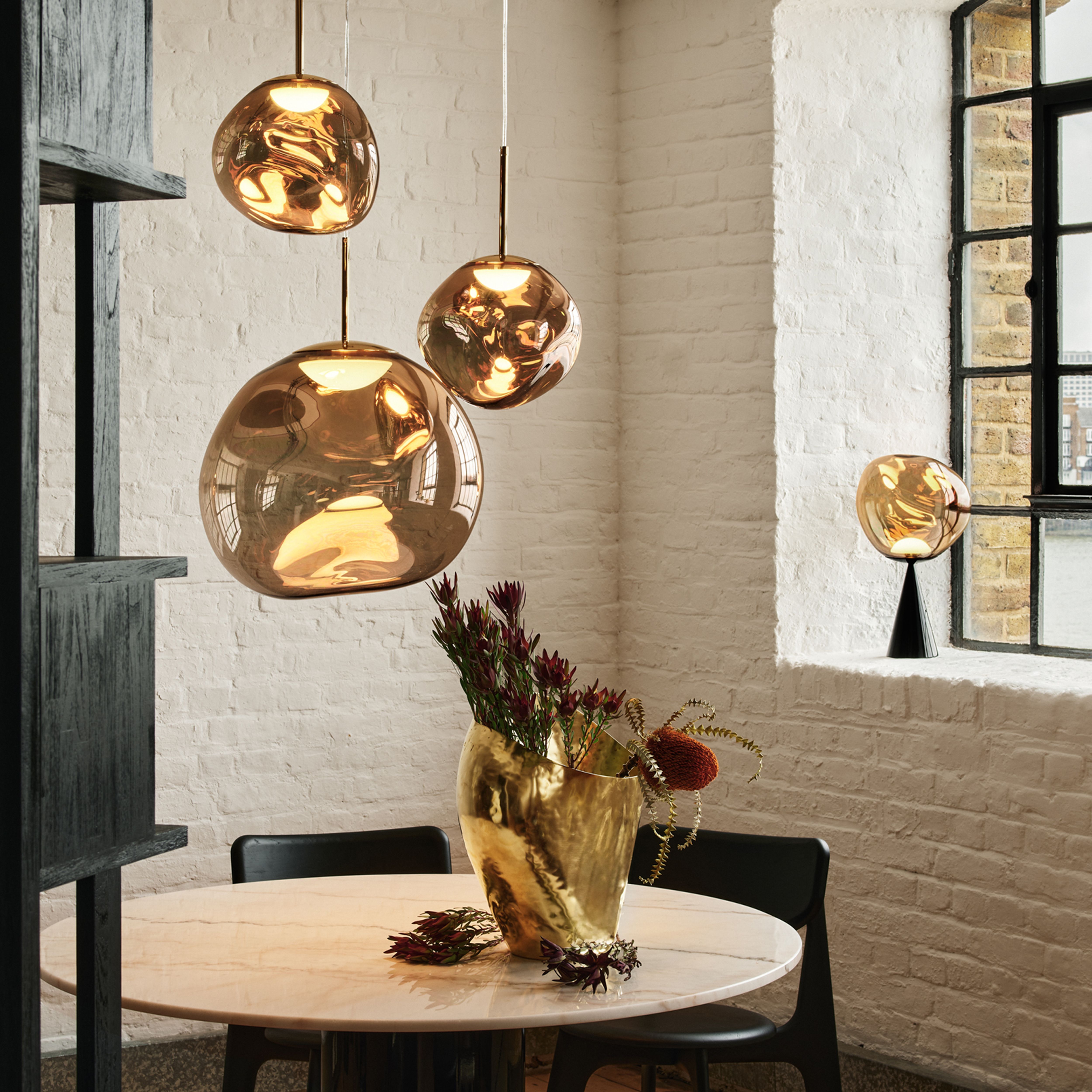 Melt Medium Pendant | Bronze Polished Polycarbonate | Tom Dixon