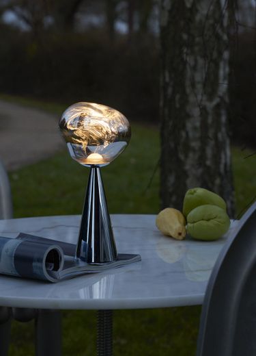 Melt Portable | Polished Silver | Tom Dixon