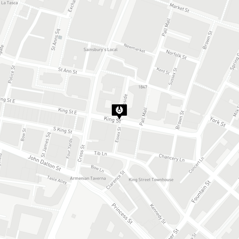 Map for Manchester, United Kingdom store