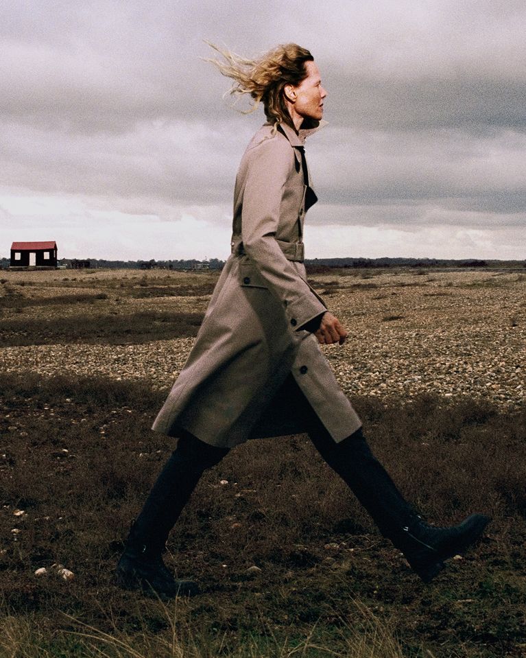 The TT Trench coat in Light Sand