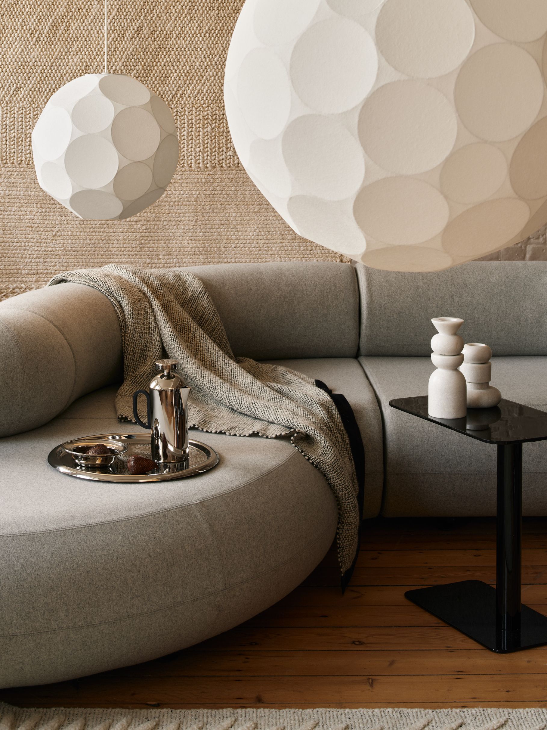 Soft Medium Pendant | White Sprayed TPU | Tom Dixon