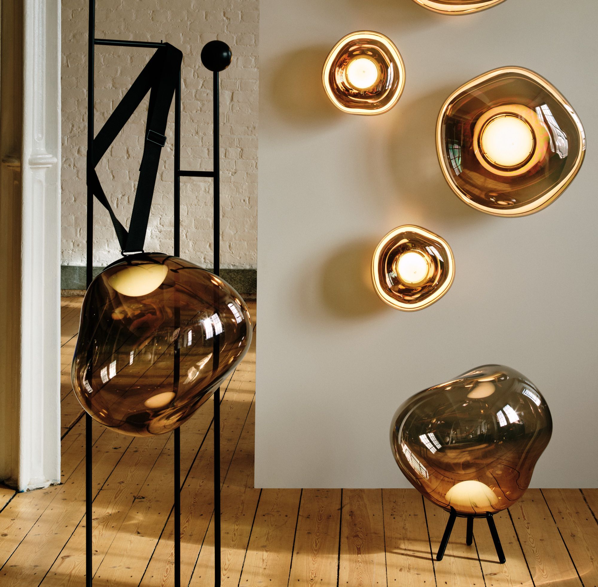 Melt Large Portable | Silver Polished Polycarbonate | Tom Dixon