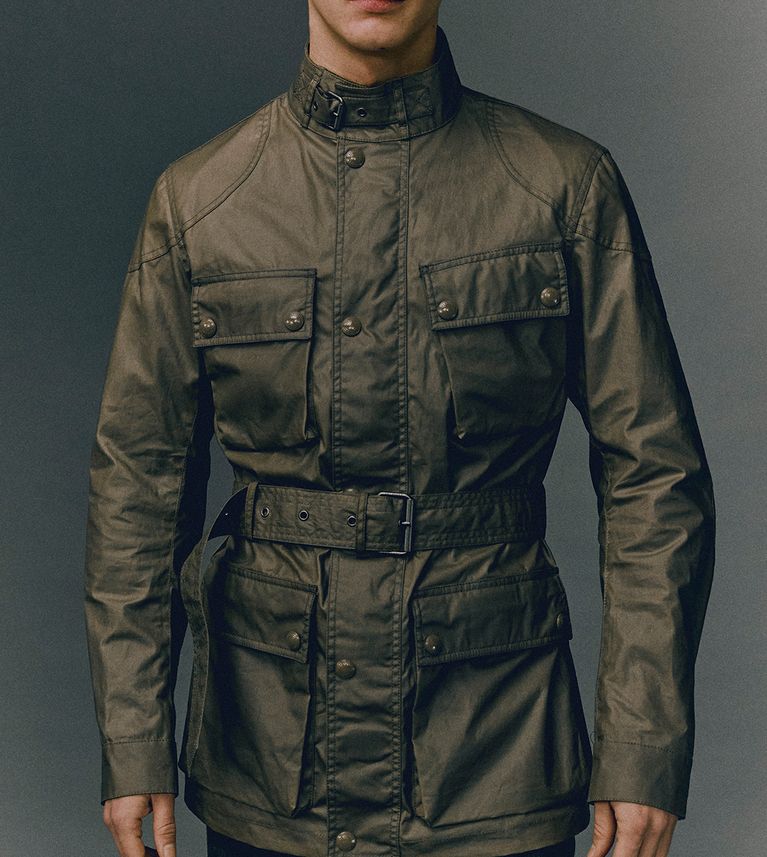 Trialmaster Jacket in Faded Olive.