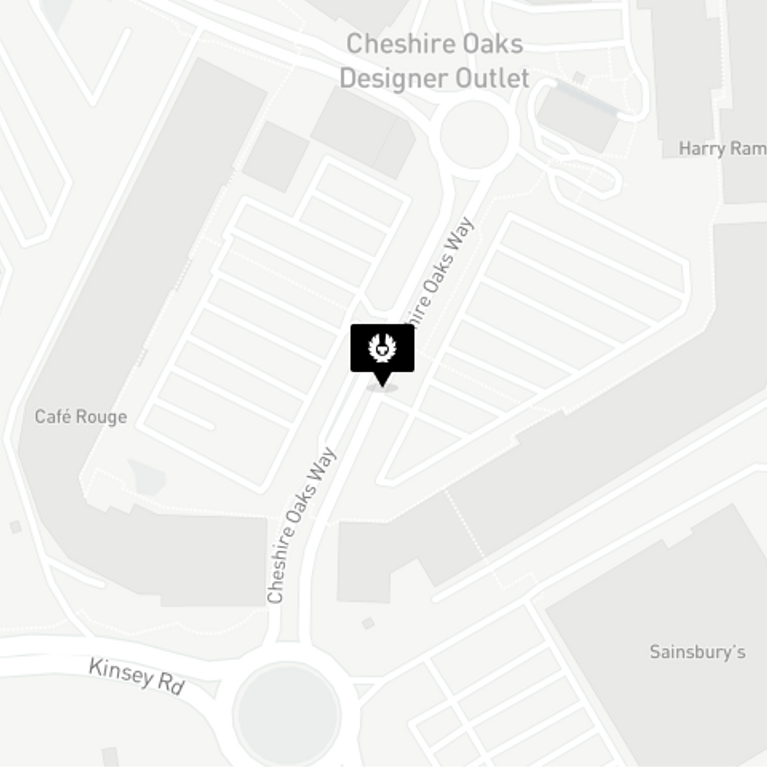 Map for Cheshire Oaks, Reino Unido store