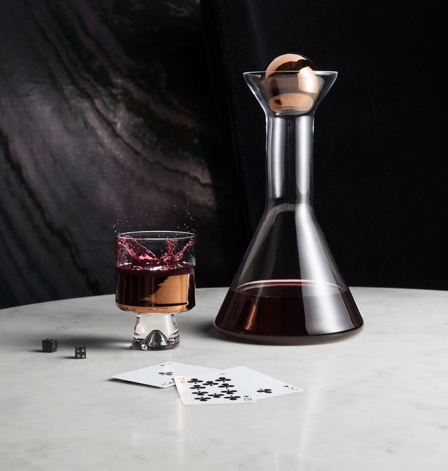 Tank Decanter | Mouth-Blown Glass & Copper | Tom Dixon