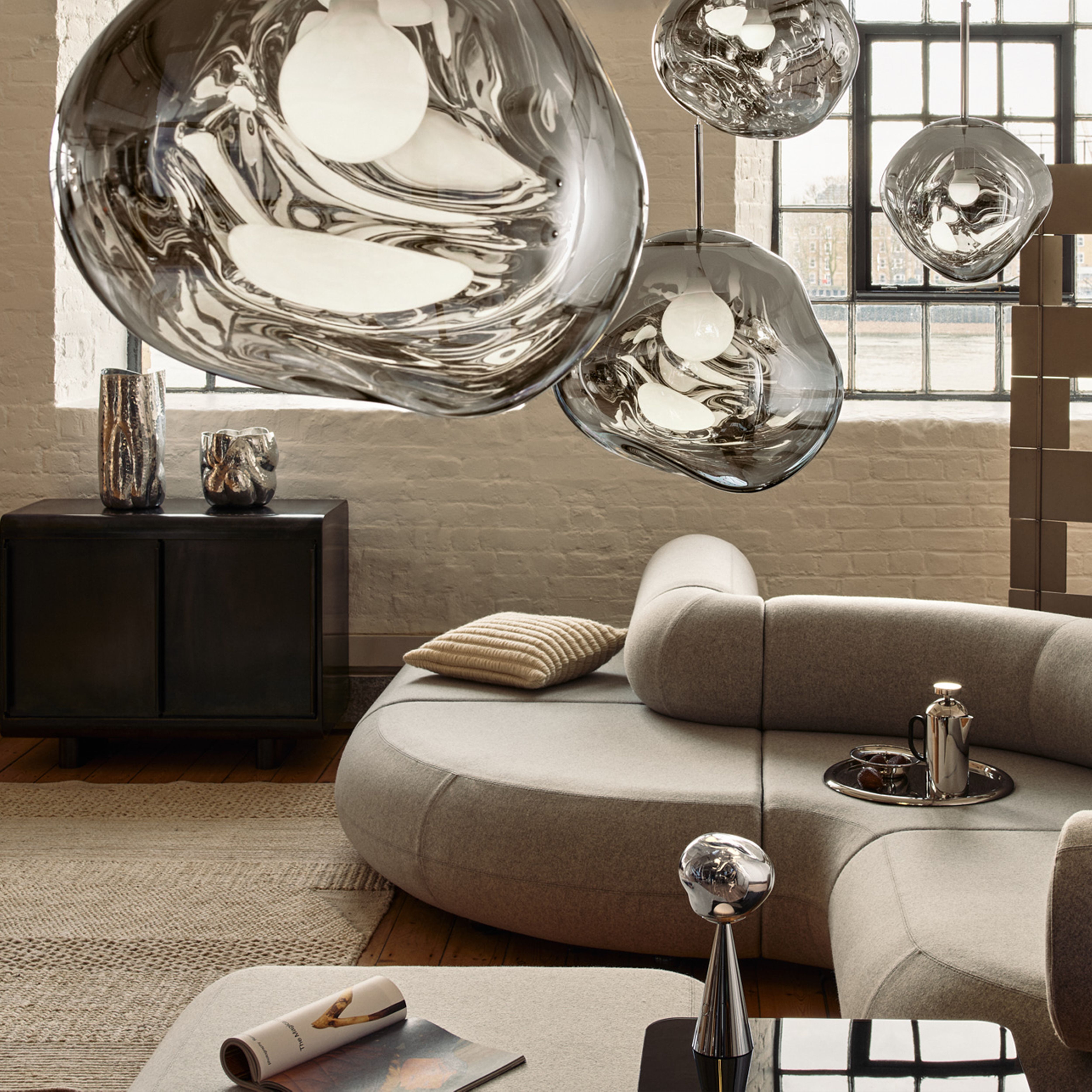 melt the lady 2点セット Melt Mini Pendant | Bronze Polished Polycarbonate | Tom Dixon