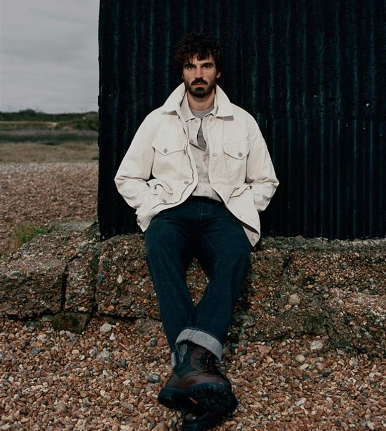 CS60 Field Jacket in Stone Beige.