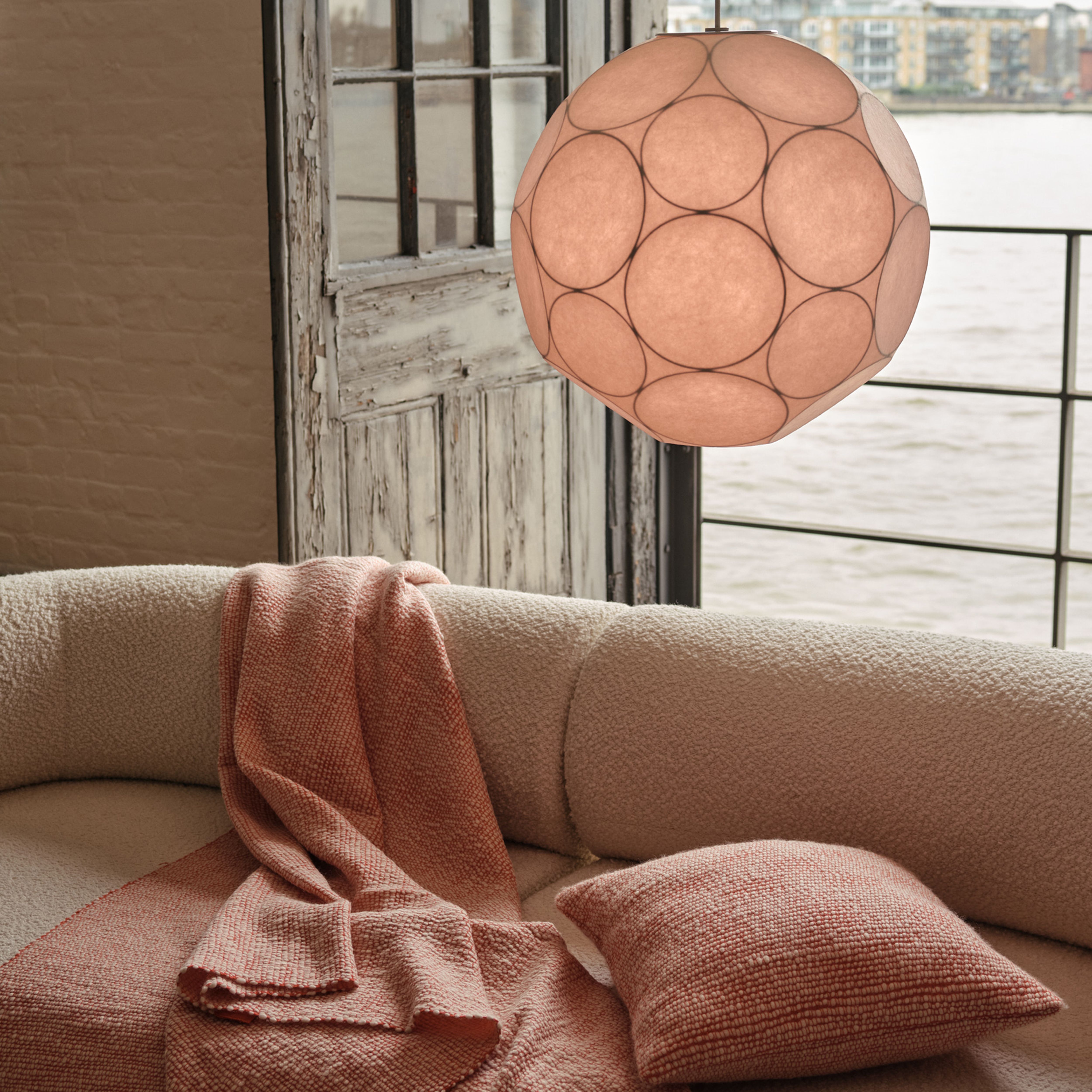 Soft Medium Pendant | White Sprayed TPU | Tom Dixon